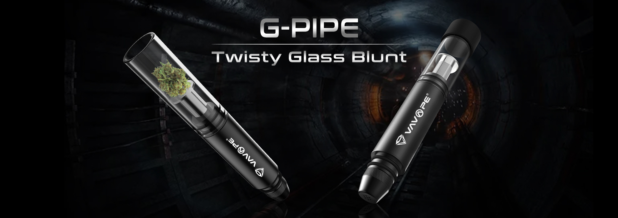 Metrix G Pipe Twisty Glass Blunt